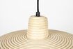 Miniatura Piccola lampada a sospensione in rattan beige Balance 7