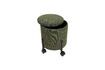 Miniatura Piccolo pouf in tessuto verde Contenitore 4