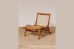 Miniatura Poltrona Glasgow in teak beige 1