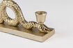 Miniatura Portacandele in alluminio dorato Snakes M 8