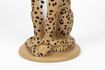 Miniatura Portacandele in resina beige Panther 8