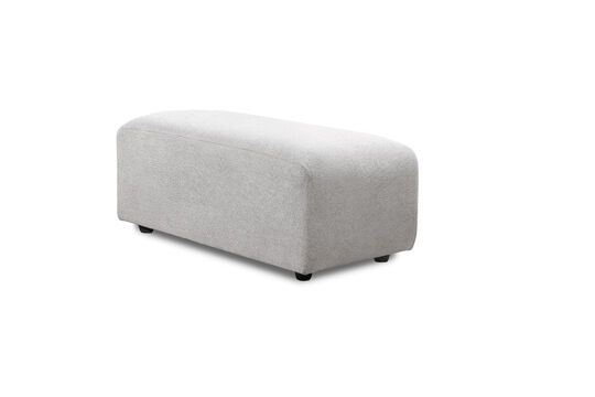 Pouf in grigio chiaro Jax Foto ritagliata