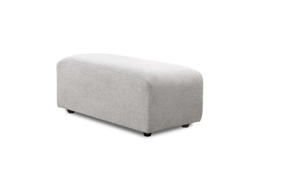 Pouf in grigio chiaro Jax HK Living