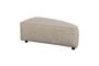 Miniatura Pouf verticale a 1 posto in tessuto Hunter beige Foto ritagliata