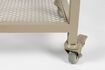 Miniatura Scaffale in metallo beige Botan su rotelle 9