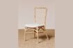 Miniatura Sedia in rattan beige Croisillons 1