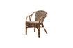 Miniatura Sedia in rattan beige Moorea 5