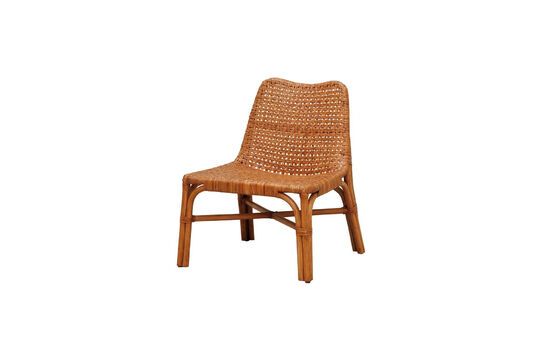 Sedia in rattan marrone Newlake