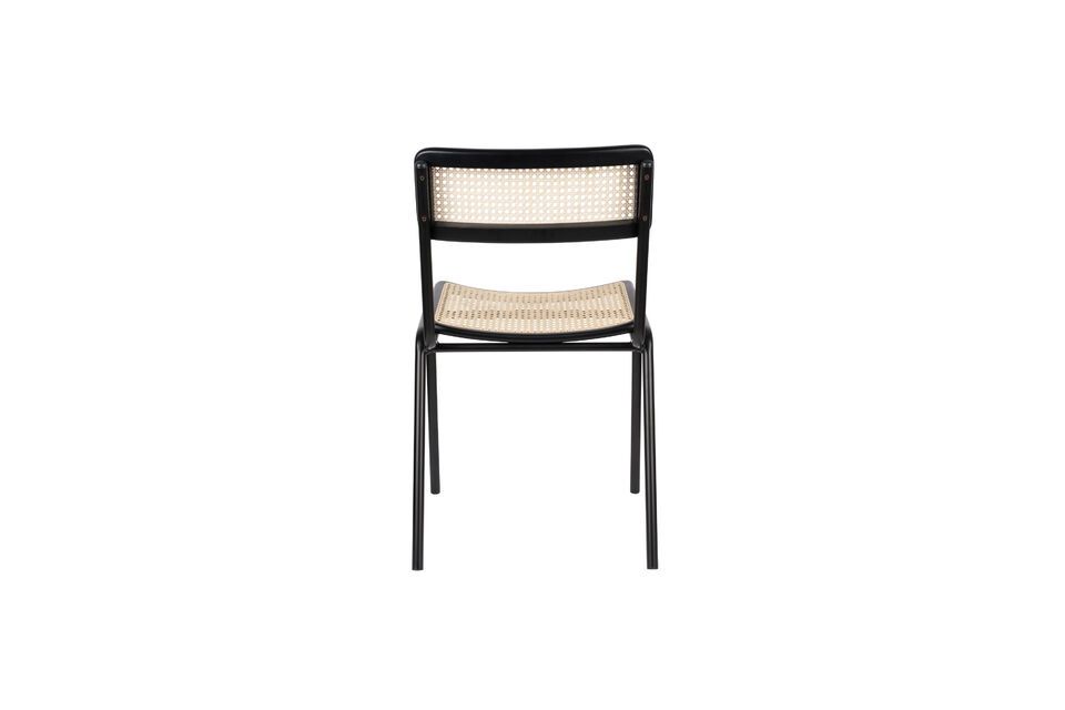 Sedia Jort in rattan nero - 12