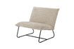 Miniatura Sedia lounge in plastica riciclata Cape beige 5