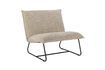 Miniatura Sedia lounge in plastica riciclata Cape beige 1