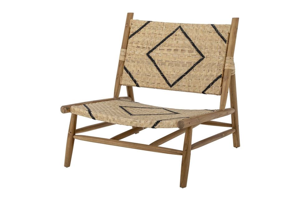 Sedia lounge Lennox in teak naturale Bloomingville