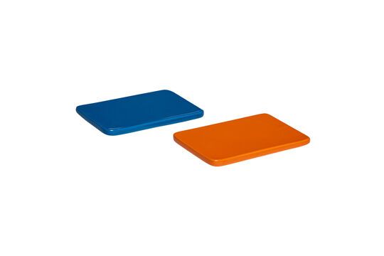 Set di 2 piccoli sottopentola in ceramica blu Amare