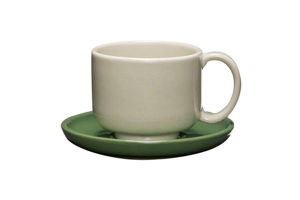 Set di 2 tazze in ceramica verde Amare - 8