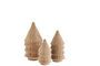 Miniatura Set di 3 alberi decorativi in terracotta beige Treee Foto ritagliata