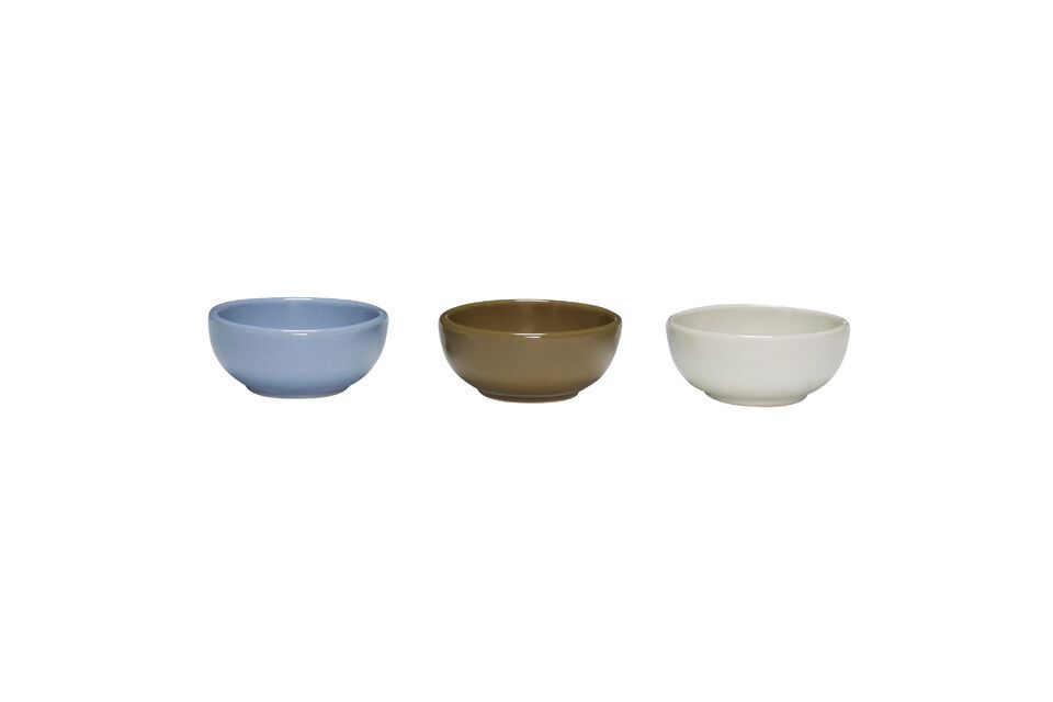 Set di 3 ciotole in ceramica multicolore Amare Hübsch