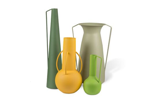 Set di 4 vasi in ferro verde Roman