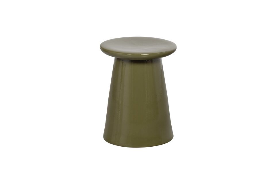 Sgabello in ceramica verde Button Vtwonen