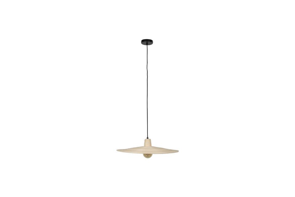 Sospensione grande in rattan Balance beige Zuiver