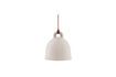 Miniatura Sospensione in metallo beige S Bell 1