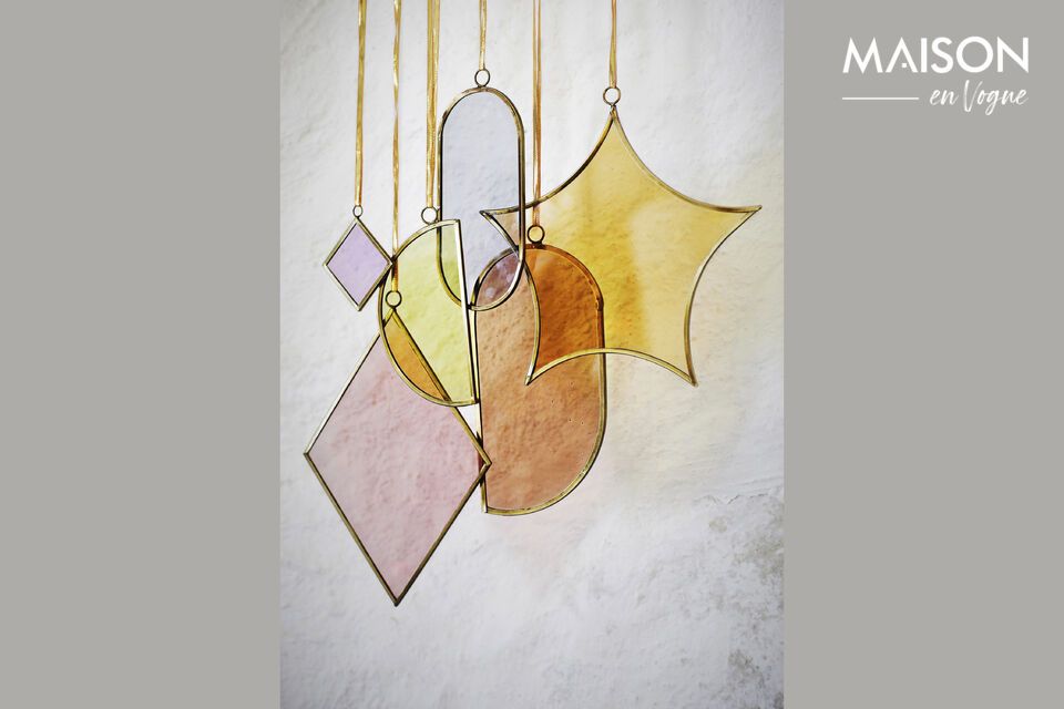 Spostare il mobile in vetro decorativo Madam Stoltz