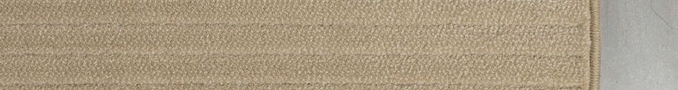 Materiali prima di tutto Tappeto 200x290 cm in tessuto Shore beige