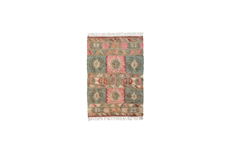 Tappeto in cotone multicolore 120x180 Patchwork Chehoma