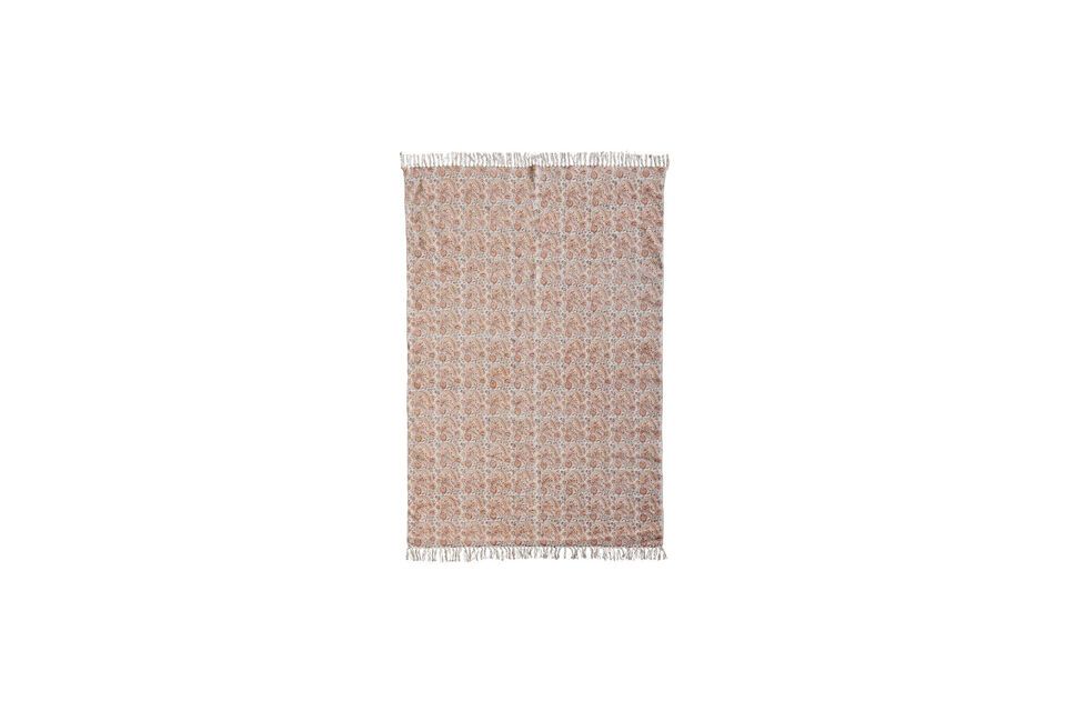 Tappeto in cotone rosa 160x230 Cashmere Chehoma