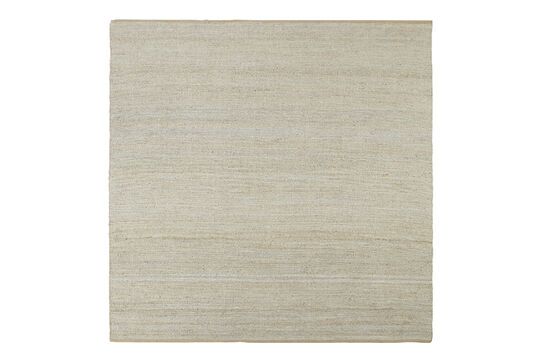 Tappeto in fibra naturale grigio chiaro 250x250 cm Hempi