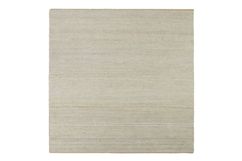 Tappeto in fibra naturale grigio chiaro 250x250 cm Hempi House Doctor