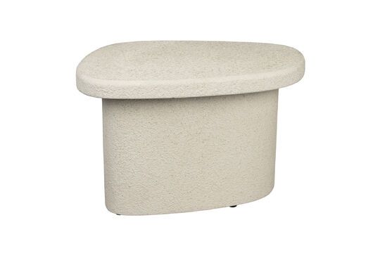 Tavolino basso in marmo beige Veda