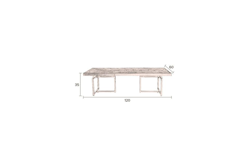 Le generose dimensioni di 120 cm di lunghezza