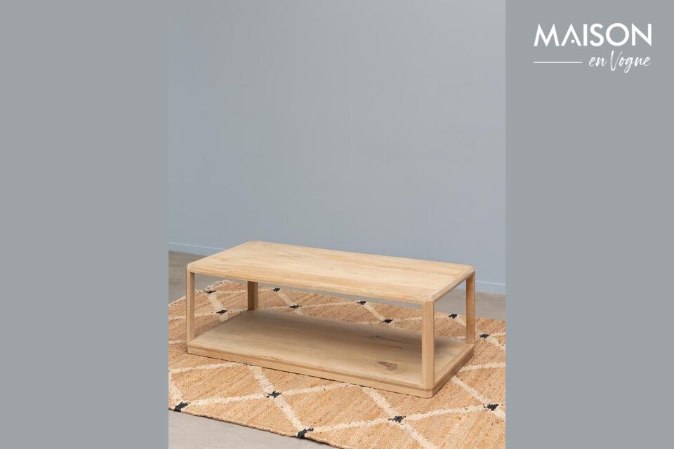 Tavolino in legno di mango per un'eleganza duratura.