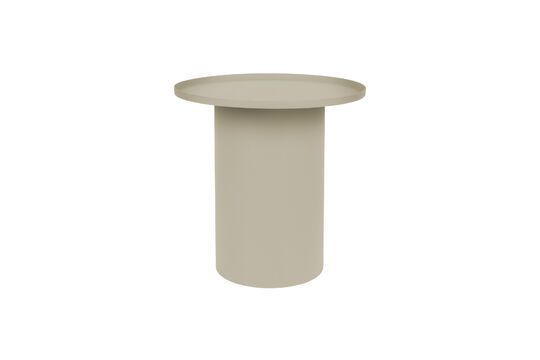 Tavolino rotondo in metallo Sverre beige