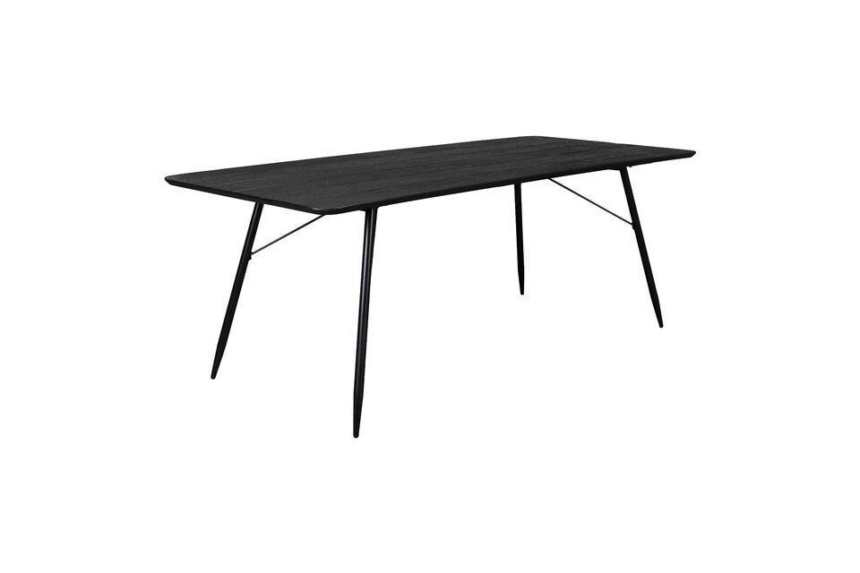 Tavolo da pranzo Roger 200 cm in legno nero DutchBone