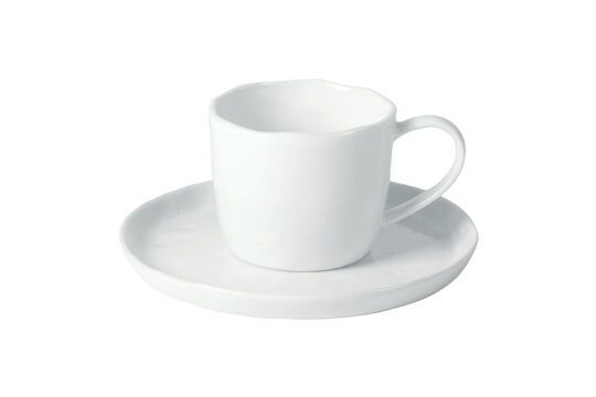 Tazza e piattino Porcelino White Foto ritagliata