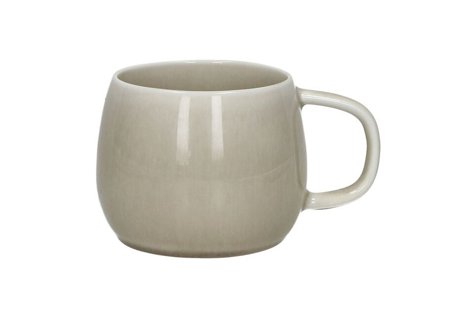 Tazza grande in porcellana beige scuro Biscotti Pomax