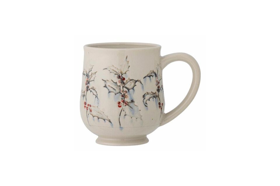 Tazza in gres bianco Hollie Bloomingville