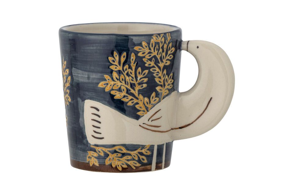 Tazza in gres blu Hezha Bloomingville