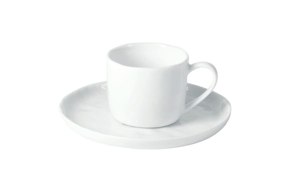 Tazza piccola in porcellana bianca Porcelino White Pomax