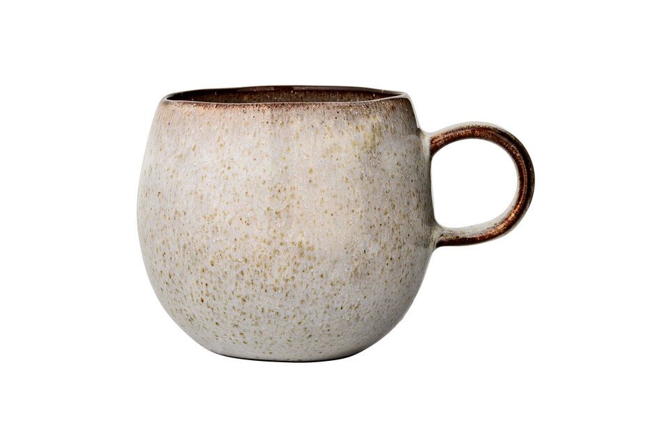 Tazza Sandrine in gres beige Bloomingville