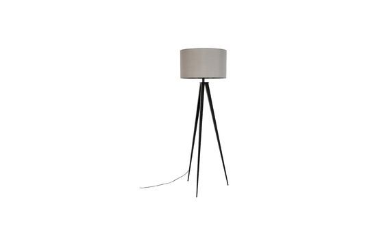 Trépied Lampada da terra Nero Grigio