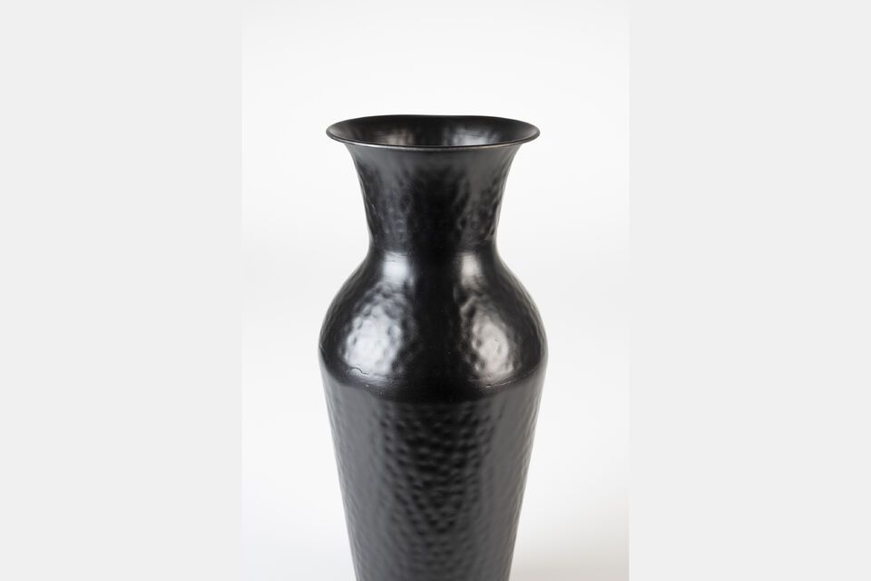 Vaso in acciaio nero 40 cm Dunja - 8