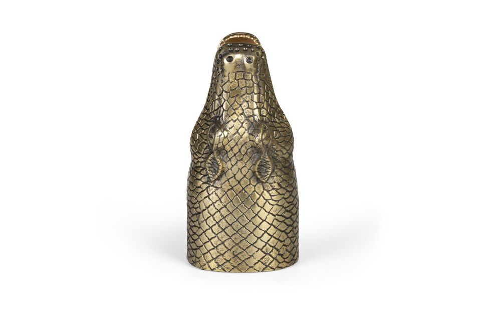 Vaso in alluminio riciclato Alligator gold - 4