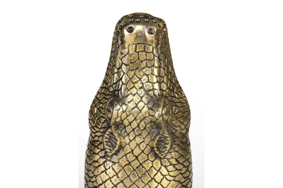 Vaso in alluminio riciclato Alligator gold - 5