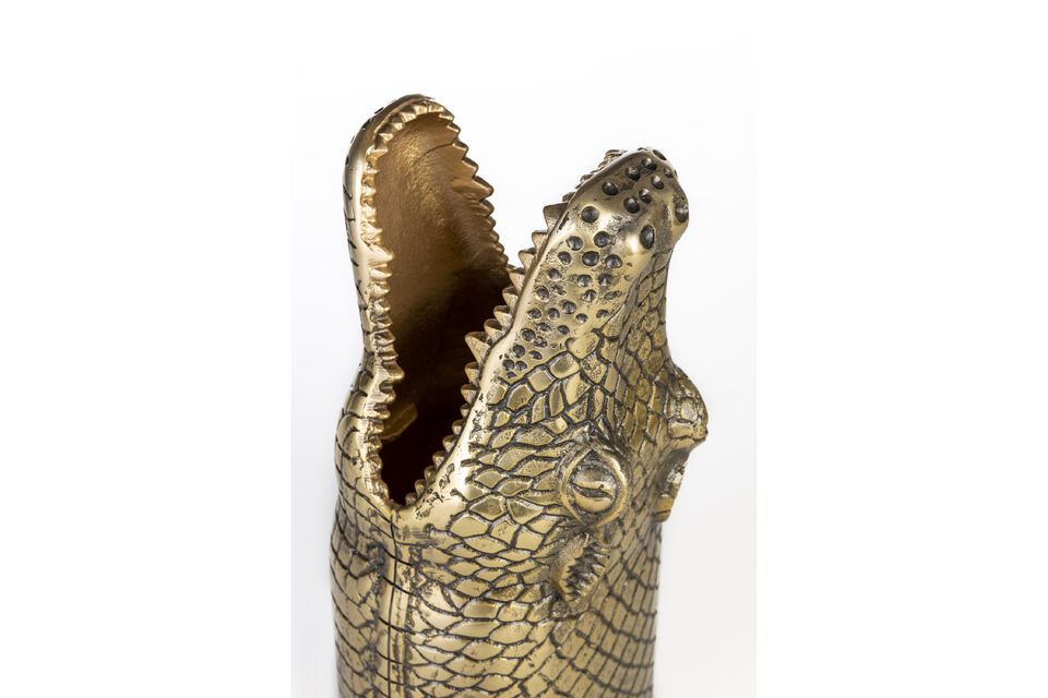 Vaso in alluminio riciclato Alligator gold - 7