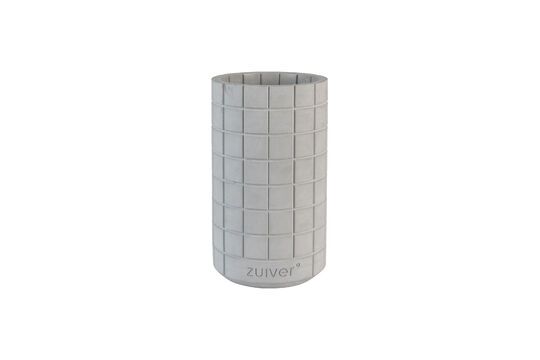 Vaso in cemento grigio Fajen 26 cm Foto ritagliata