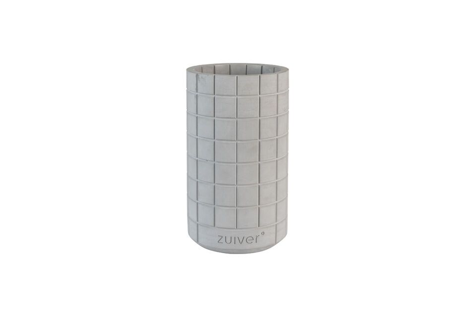 Vaso in cemento grigio Fajen 26 cm Zuiver