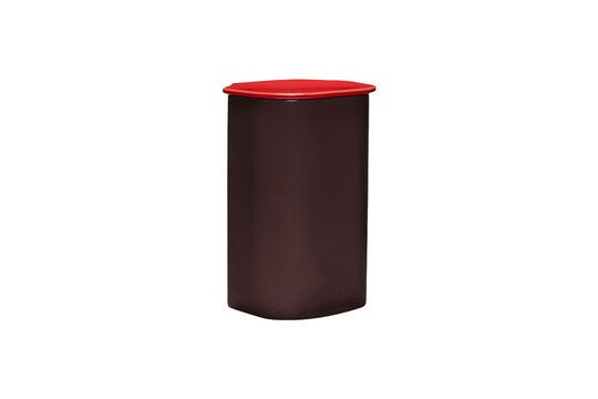 Vaso in ceramica bordeaux Amare