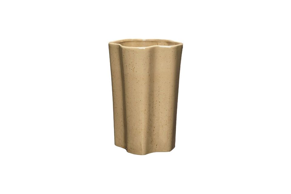 Vaso in ceramica marrone Sapo Hübsch